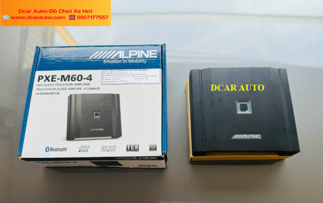 dsp alpine pxe-m60-4 tối ưu hóa hệ thống âm thanh ô tô