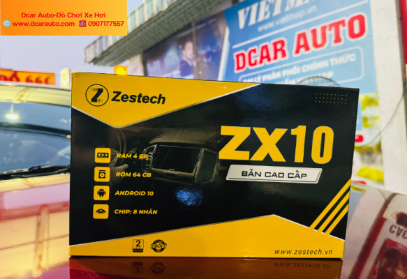 màn hình zestech zx10 cấu hình Ram 4 GB bộ nhớ 64 GB