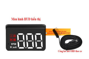 HUD Hiển Thị Tốc Độ Kính Lái