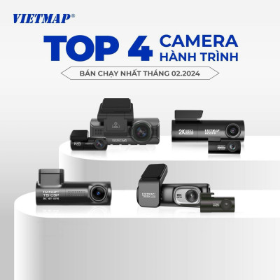 Top 4 camera hành trình VIỆT MAP được lắp đặt nhiều nhất