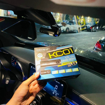 Camera vietmap m1 lắp đặt trên xe Mercedes