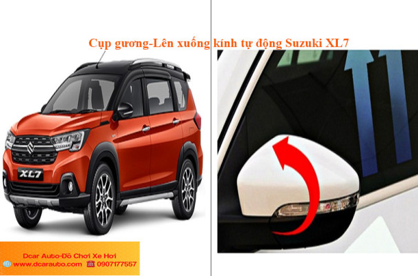 Tự động gập gương lên xuống kính xe Suzuki XL7 chính hãng