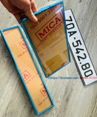 Ép biển số xe ô tô ở quận 12 tại Dcar Auto biển số xe inox