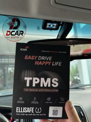 Bộ cảm biến áp suất lốp ô tô C340 van cảm biến trong lắp đặt bảo hành 3 năm