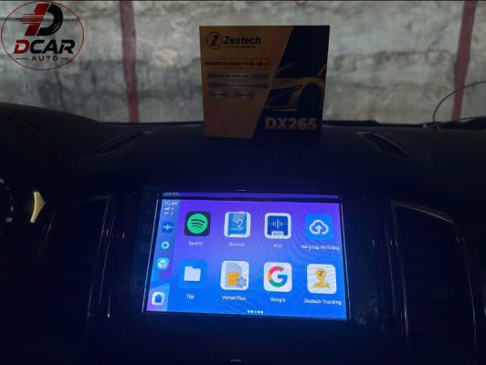 Lắp Android box Ford Ranger Wildtrak chuyển đổi màn hình nguyên bản sang màn hình android.