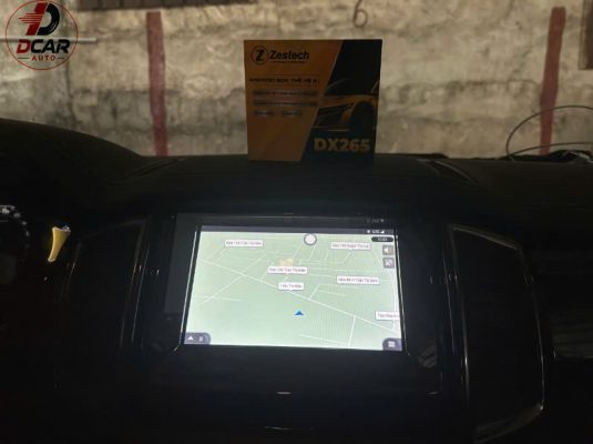 Lắp Android box Ford Ranger Wildtrak tích hợp bản đồ vietmap s2
