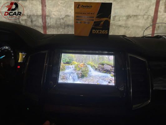 Lắp Android box Ford Ranger Wildtrak kết nối sim 4G.