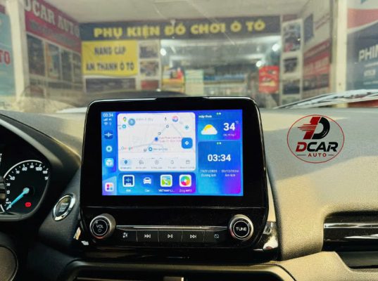 Cài đặt bản đồ Việt Map Live Ford Ecosport cảnh báo tốc độ và camera phạt nguội.