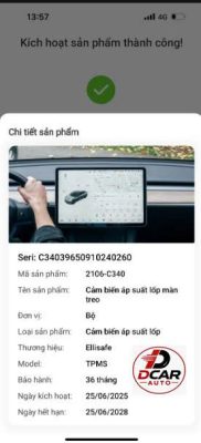 Cảm biến áp suất lốp Honda Crv 2025