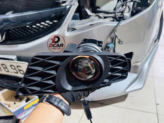 Bi led gầm Honda Civic 2011 kết hợp mặt dưỡng zin theo xe Honda Civic in 3D siêu đẹp.