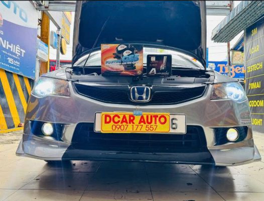 Địa chỉ độ đèn bi led gầm Honda Civic
