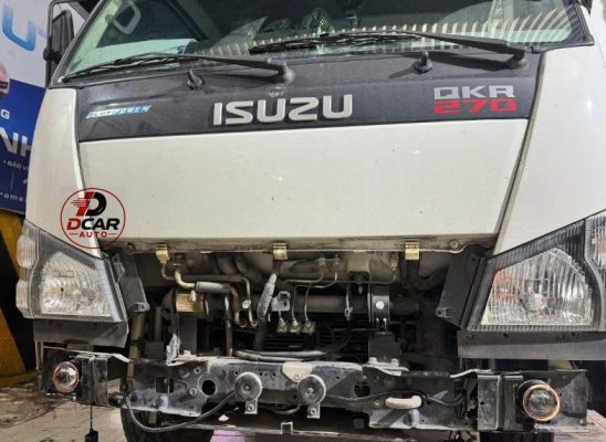 Độ đèn Bi led gầm Isuzu QKR 270