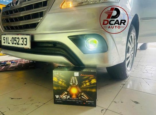 Bi led gầm Toyota Innova 2015 Aozoom Wasp chính hãng.