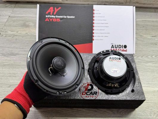 Lắp loa đồng trục AY65 Italia cho ô tô