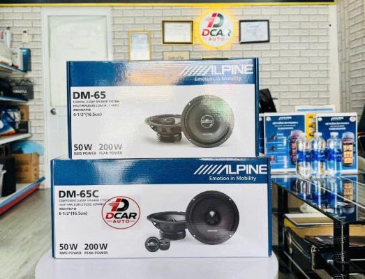 Cấu hình loa Alpine DM-65 thiết kế dành riêng cho Honda CRV.