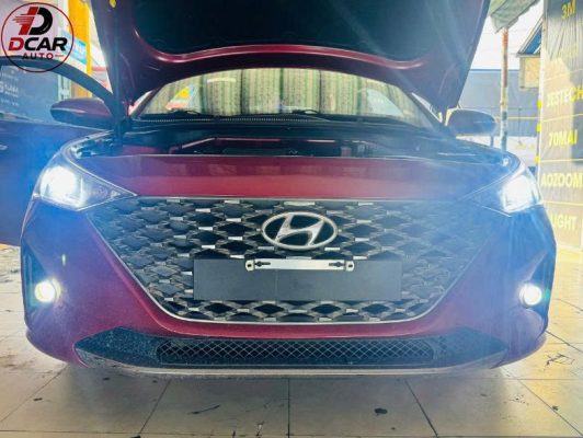Nâng cấp đèn Hyundai Accent