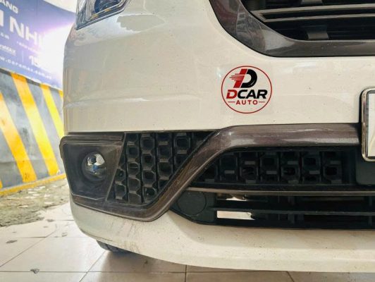 Nâng cấp đèn gầm Ford Transit bi gầm màu siêu sáng.