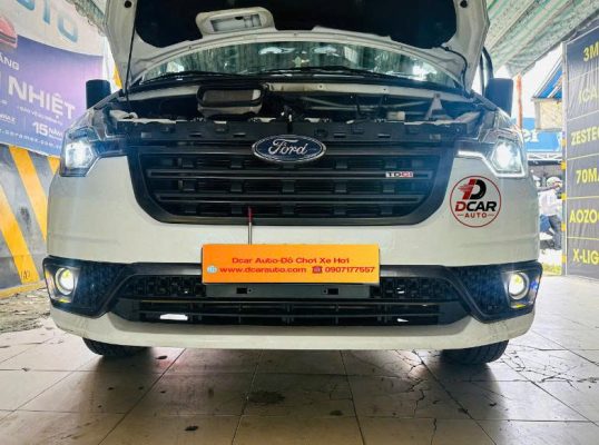 Nâng cấp đèn gầm Ford Transit bi led gầm 3 inch