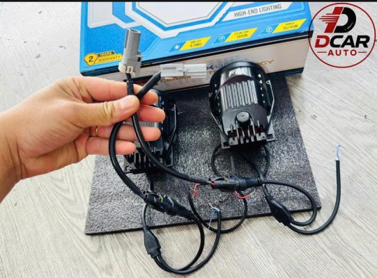 Độ bi led gầm Honda Crv cắm giắc zin