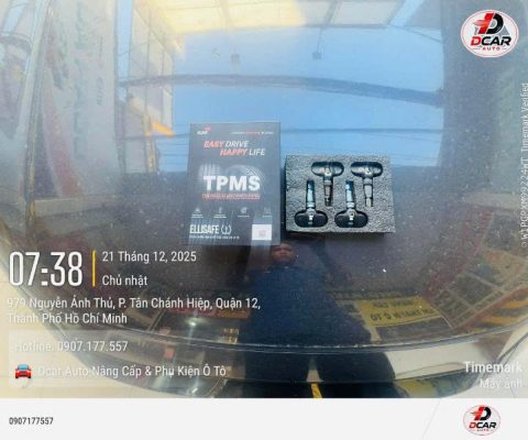 Van cảm biến trong bằng nhôm cao cấp,lắp đặt bên trong lốp xe.