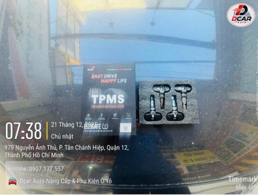 Dcar Auto Lắp cảm biến áp suất lốp Honda Civic bảo hành chính hãng 3 năm.