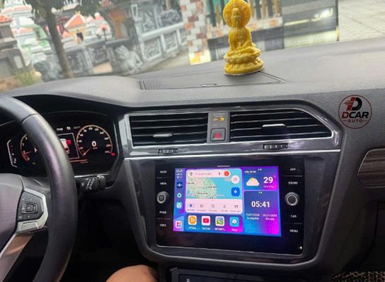 Android box xe Volkswagen Tiguan tại Dcar Auto.