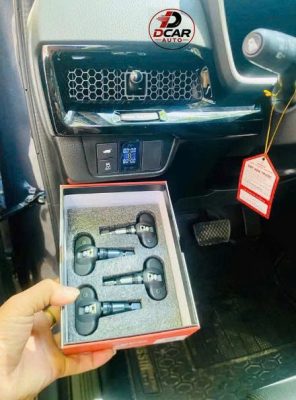 Cảm biến áp suất lốp ô tô Honda model C397 tích hợp cổng chờ zin Honda.