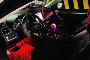 Led viền nội thất Mazda CX5