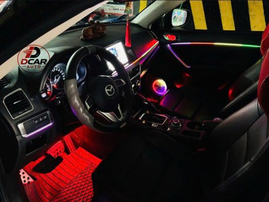 Led viền nội thất Mazda CX5 chỉnh tự động qua App