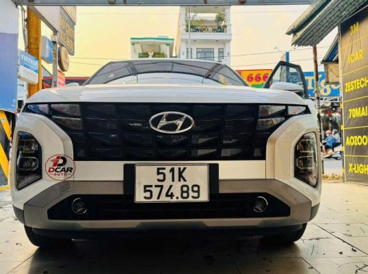 Lắp đèn bi led gầm cho Hyundai Creta