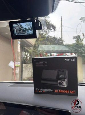 CAMERA 70MAI A800SE TÍCH HỢP 2 MẮT CAMERA GHI HÌNH TRƯỚC VÀ SAU XE.