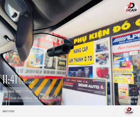 Camera hành trình quay trước ô tô thiết kế nhỏ gọn,ghi hình trước ô tô hình ảnh rõ nét.