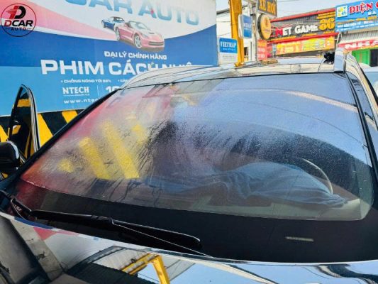 Dán phim cách nhiệt 3M Hyundai Santafe phim chính hãng.