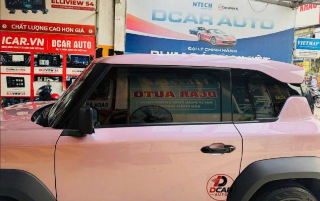 Dán phim cách nhiệt Vinfast VF3 loại tốt nhất.