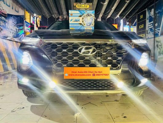 Đèn bi led gầm Hyundai Santafe 2019 giá tốt,chính hãng.