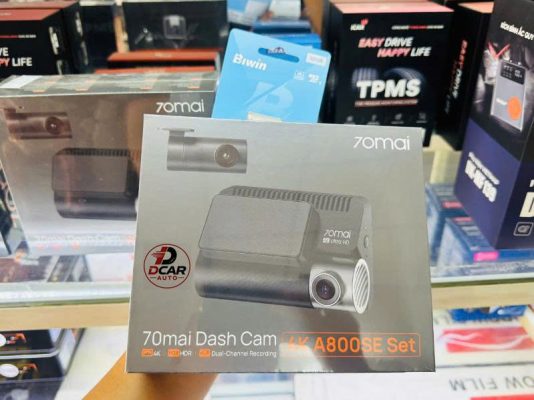 Camera hành trình A800se ghi hình trước sau.