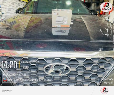 Lắp camera hành trình Hyundai Santafe camera 70mai A800se