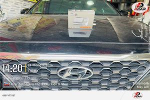 Lắp camera hành trình Hyundai Santafe