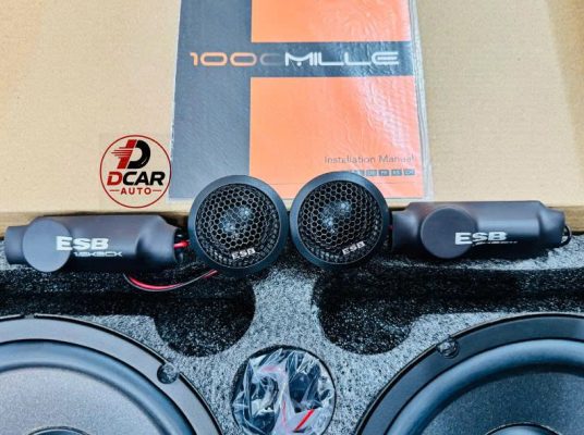 Nâng cấp âm thanh xe hơi cấu hình loa ESB 1000 Series công nghệ Ý.
