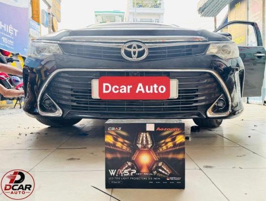 Bi gầm Toyota Camry 2017 bi led gầm Aozoom WASP siêu sáng.