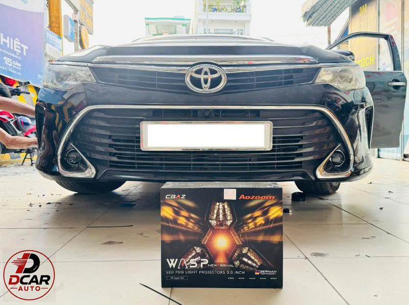 Nâng cấp bi gầm Aozoom WASP cao cấp dành cho Camry 2017.