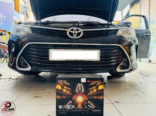 Nâng cấp đèn gầm led Aozoom Wasp xe Toyota Camry siêu sáng.