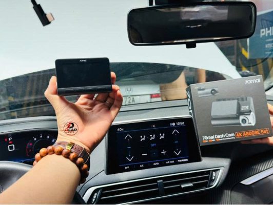 Lắp Camera hành trình xe Peugeot 3008