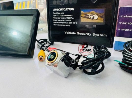 Dcar Auto lắp camera lùi xe điện Vinfast EC Van