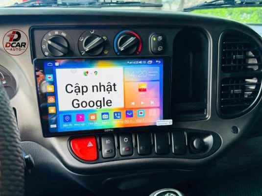 Nâng cấp Màn hình Hyundai N250SL tích hợp bản đồ chỉ đường cảnh báo tốc độ.