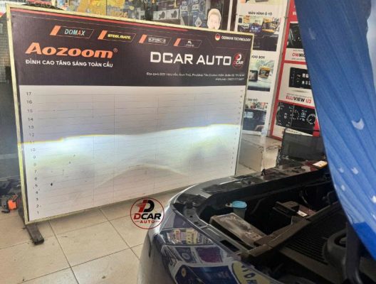 Đèn led Vinfast VF5 Quận 12 sử dụng bóng led Aozoom A45 Pro cao cấp.