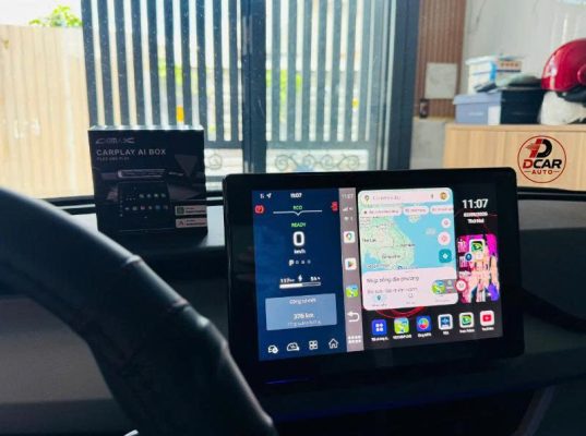 Lắp Android Box xe điện Vinfast VF3