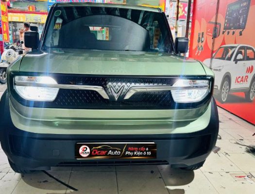 Dcar Auto lắp bóng led Vinfast VF3 Aozoom bảo hành 3 năm.