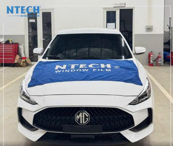 Dán phim cách nhiệt xe MG5 Quận 12 phim cách nhiệt NTECH HÀN QUỐC cao cấp.